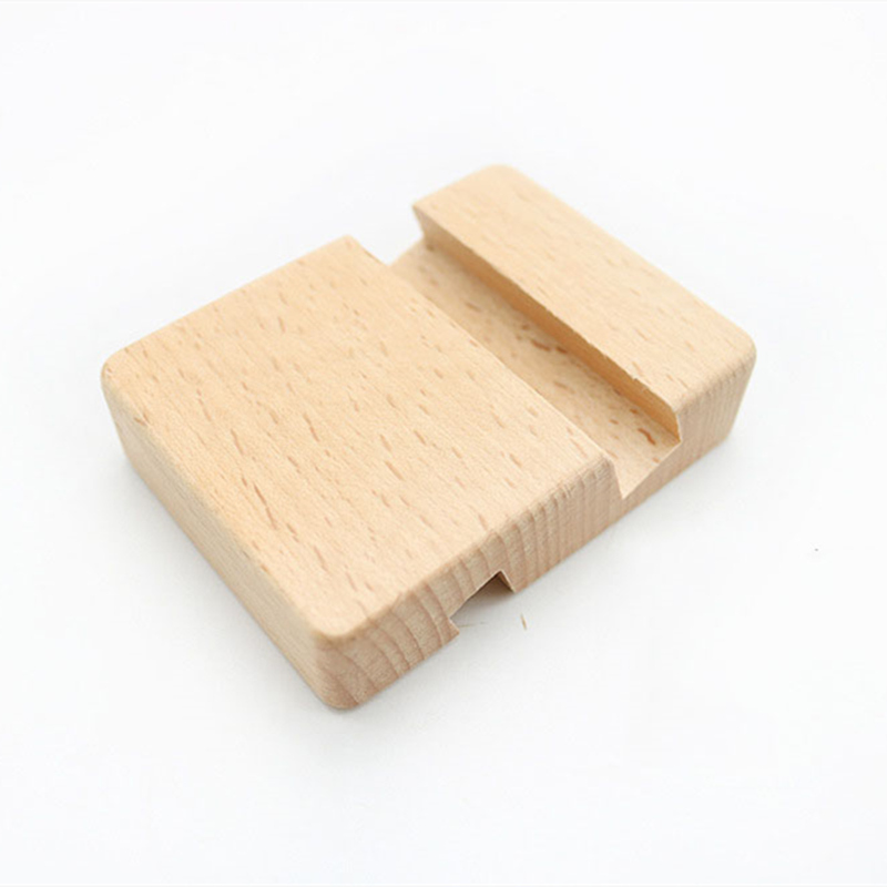 Wooden Mobile Phone Stand Universal Phone Holder Stands For iPhone For Samsung Pad Tablet Stand Desk Phone Rack 8*6*2cm