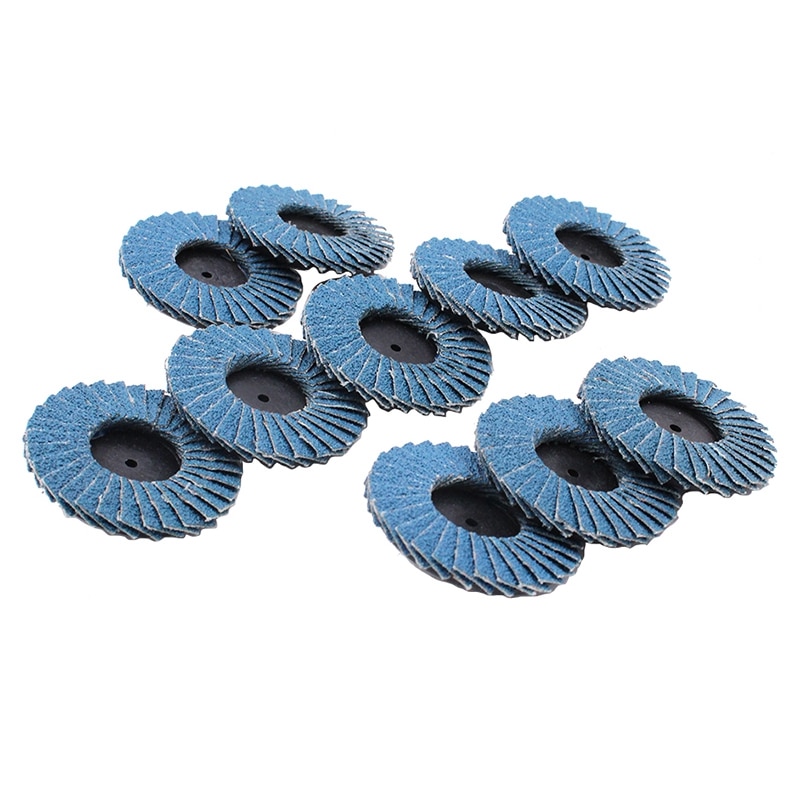 Disco de lija con solapa de 50Mm y 2 pulgadas para herramientas abrasivas Rolor Roll Lock se adapta a la rueda de pulido de Metal de hierro y eliminación de óxido