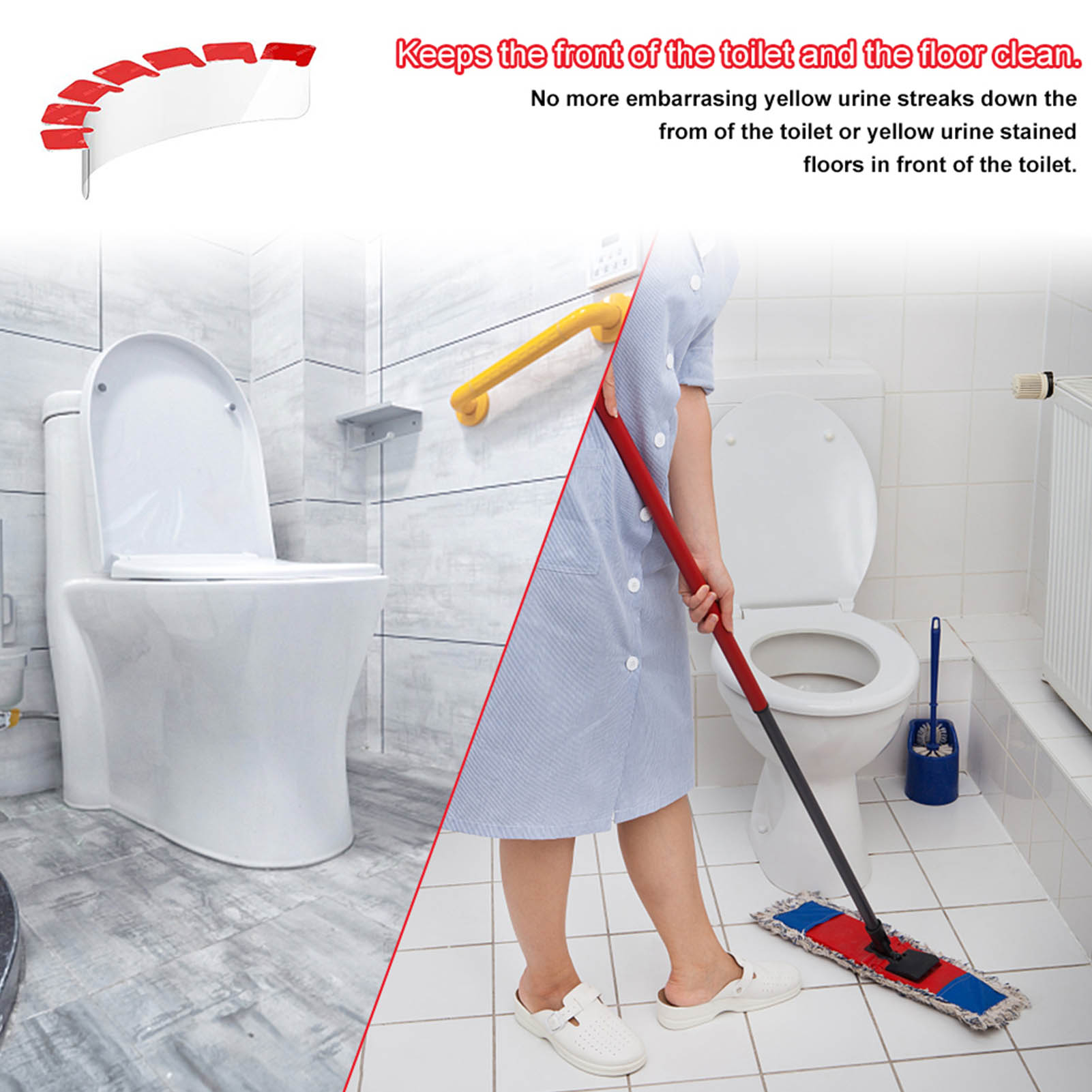 5PCS Urine Deflector Toilet Seat Toilet Splash Guard Bathroom Accessories For Kids