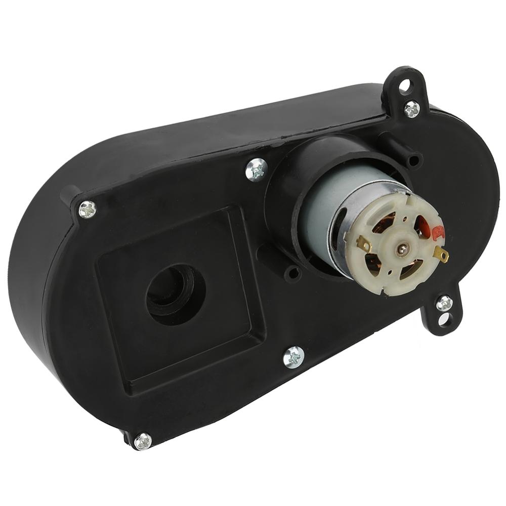 Rs380 girkasse universell låve elbil girkasse med motor, styremotor girkasse 6 v 5000, 12 v 5000, 12 v 5600 o / min