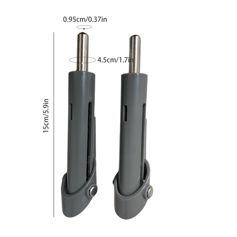 Pasador de pila de pesas de 9,5mm para entrenamiento de fuerza física, máquina de pesas, bloqueo de Pin, Pin de detección de pesas portátil para gimnasio y Fitness: Gris