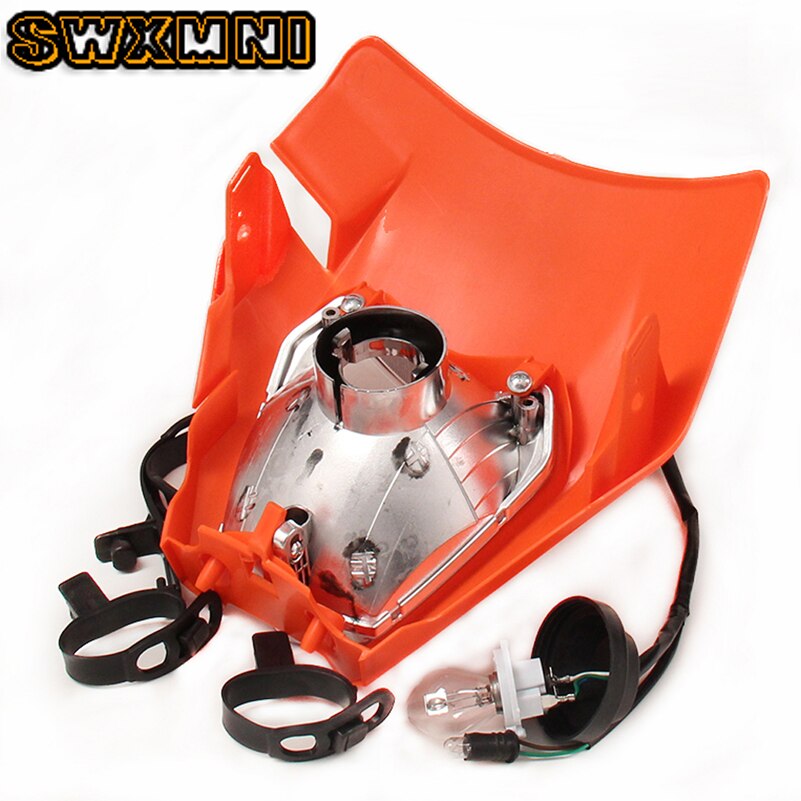Faro delantero para Moto rcycle, para 18 KTM, EXC, XCF, SX, F, SMR, Enduro, Dirt Bike, cross, Super Moto, H4