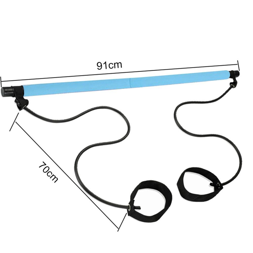 Pilates Bar Stok Met Voldoende Duurzaamheid En Taaiheid Met Weerstand Band Voor Gym Thuis Fitness Body Workout Sport