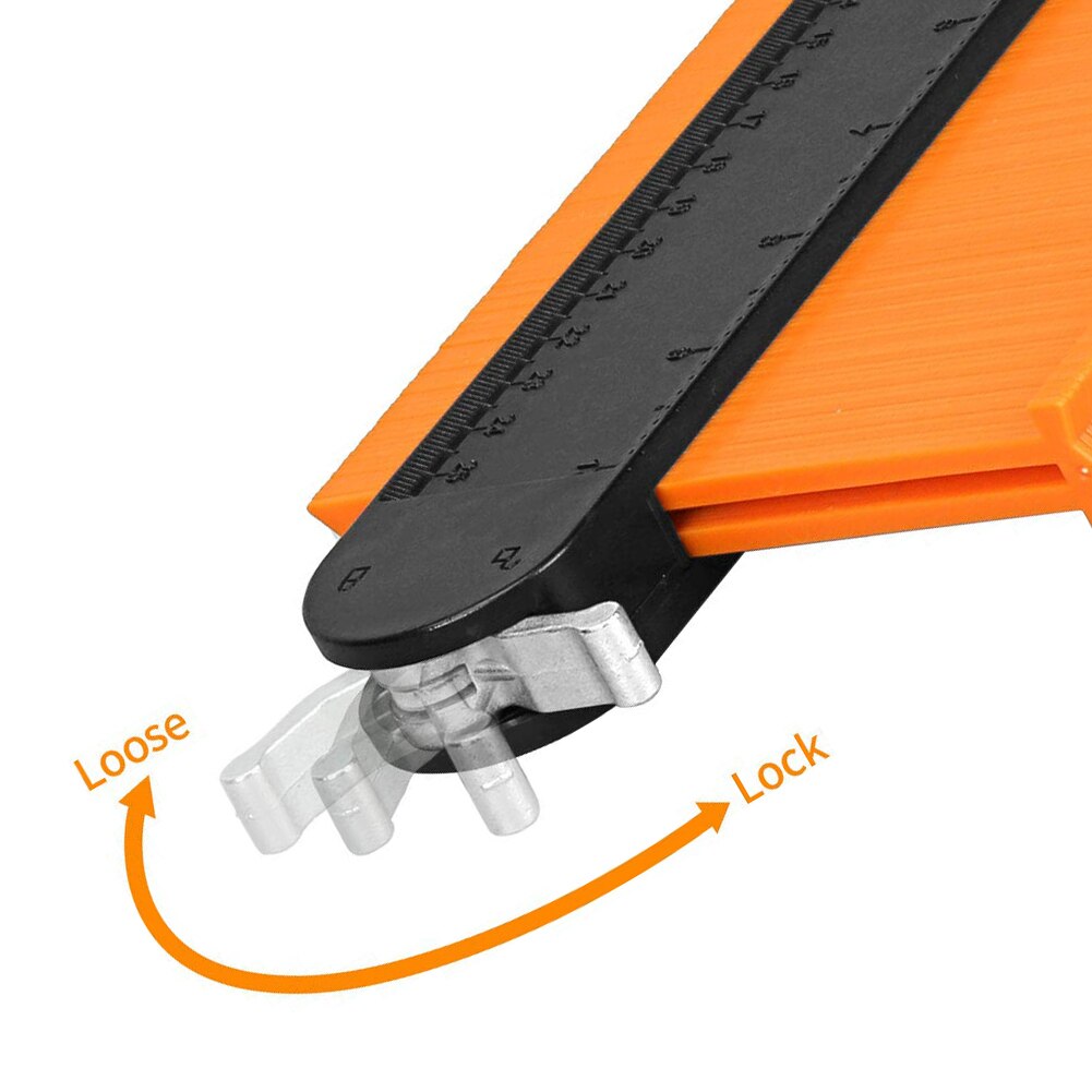 2PCS/Set Profile Tool Shape Contour Duplicator Profile Gauge Contour Template Plastic Woodworking Duplicator Measuring Tool