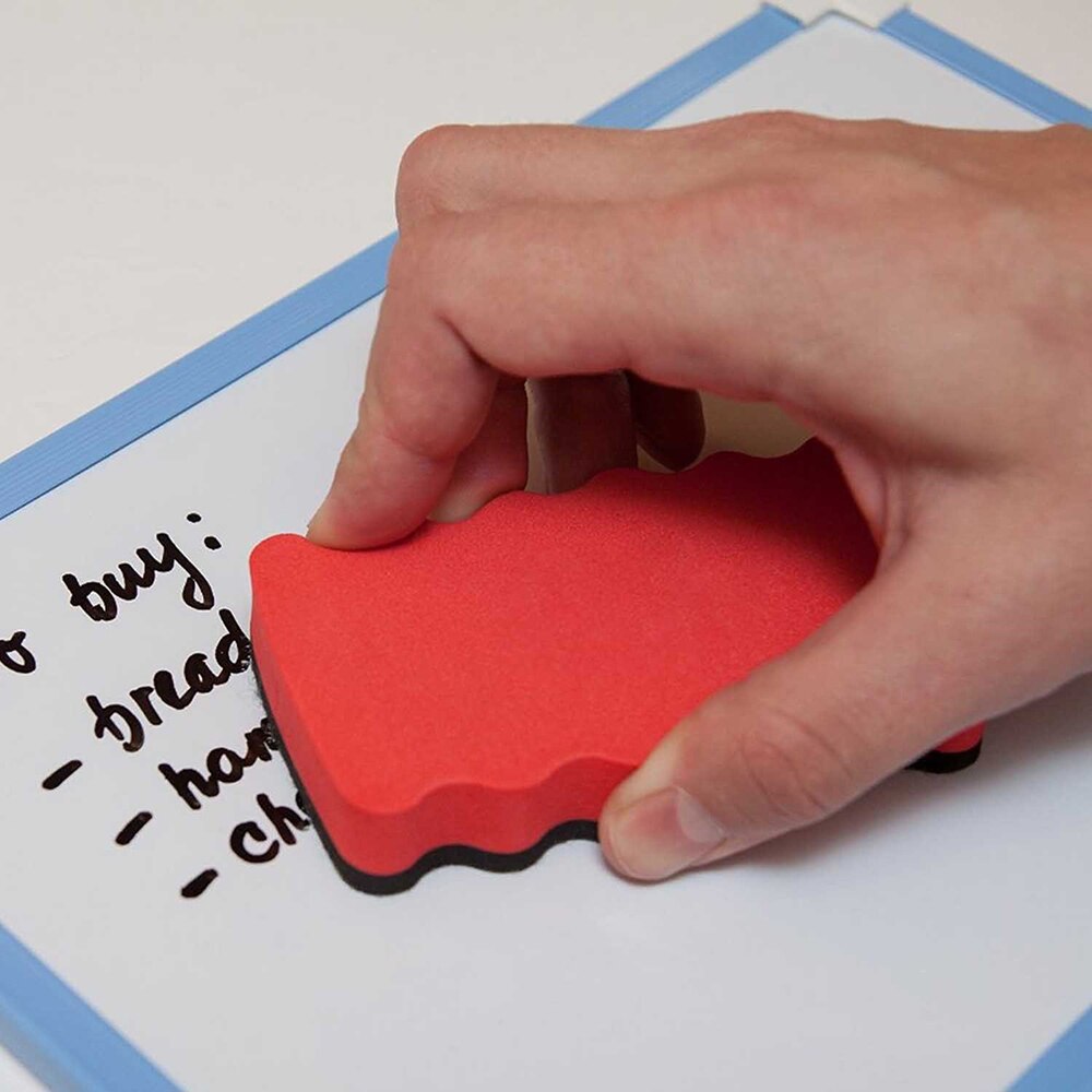 8 pcsmuti colormagnetic whiteboard suddgummi kontorsskola markör tavla renare suddgummi torka student brevpapper leverans