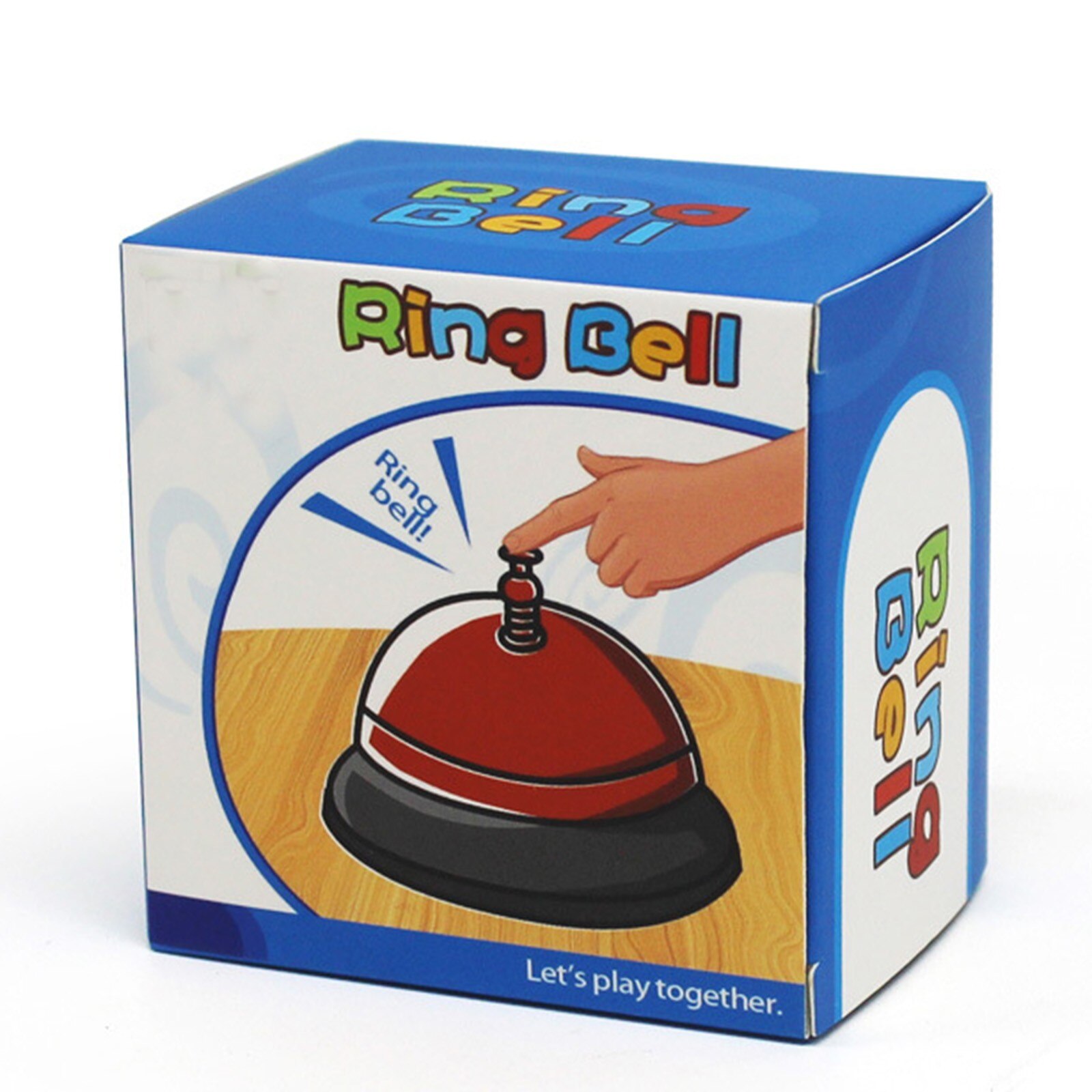 Imiteren Restaurant Waar Bells Kinderen Spel Concurreren Witte Ring Bells Pers Huis Game Rush Te Beantwoorden Ring De Bel