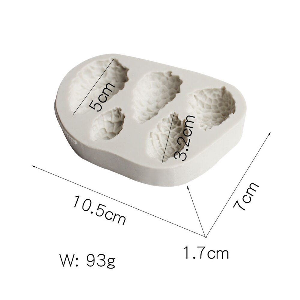Cake Pine Cone Vorm Clay Silicone Mold 3D DIY Fondant Chocolade Koekjes Mold DIY Keuken Dessert Bakken Cake Decoratie Tool