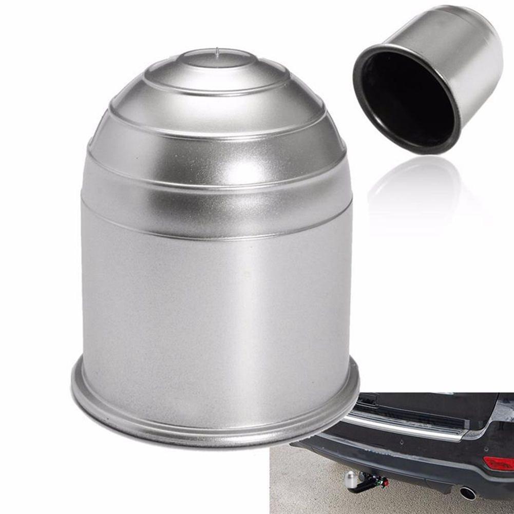 Universal 1pc 50mm galvaniseret plastik kuglekuglekasse køretøjstrækdæksel krom kuglebeskyttende kuglekasse nem at bruge