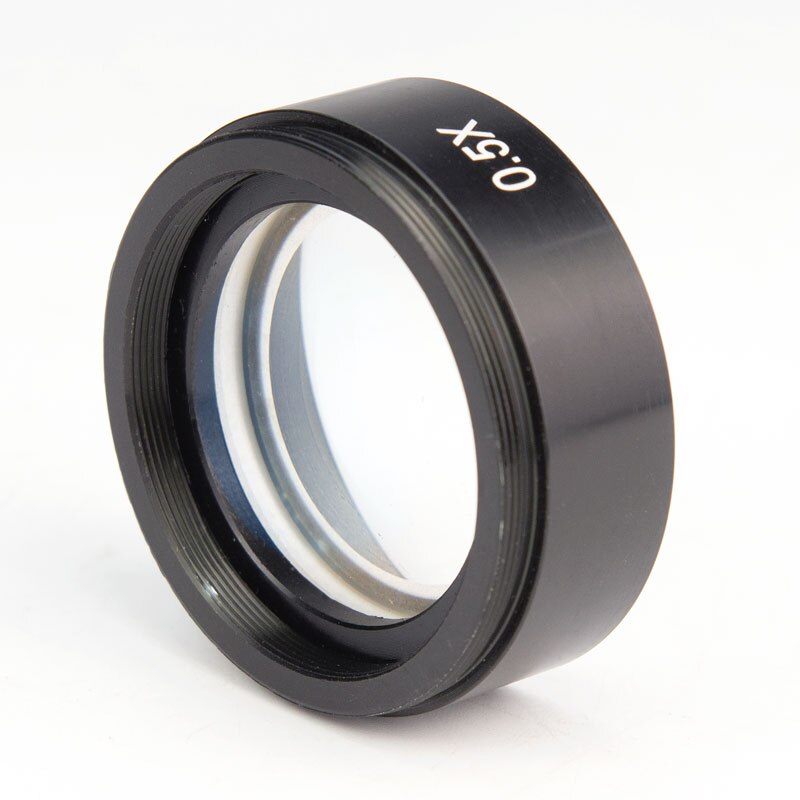 0.5X Auxiliary Objective Lens Barlow Lens for Zoom Stereo Microscope Thread 48mm Trinocular stero Microscope Accessories