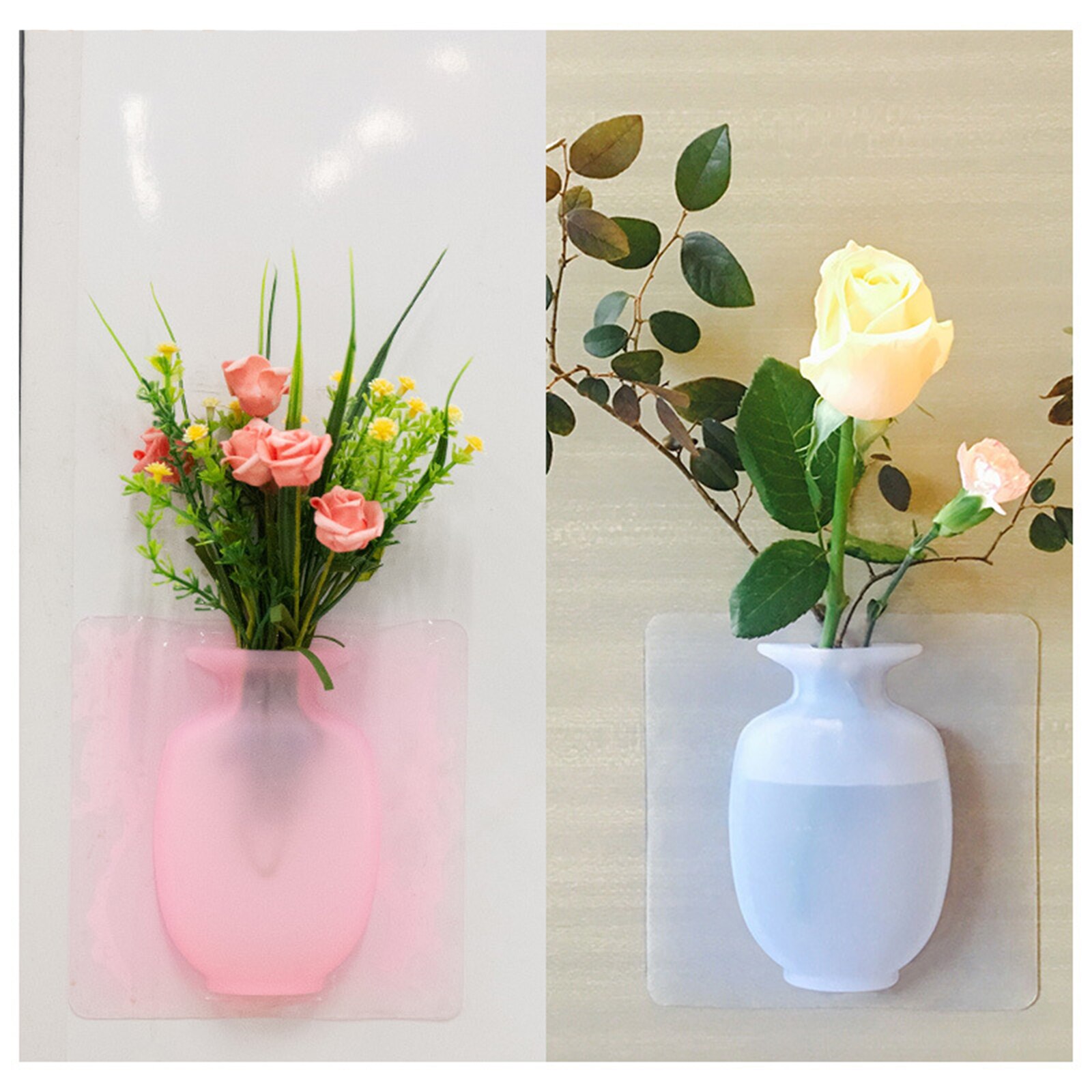Planteur d&#39;intérieur suspendu en plastique, couvercle de fleurs, rond, boîte de rangement, DIY, 1 pièce