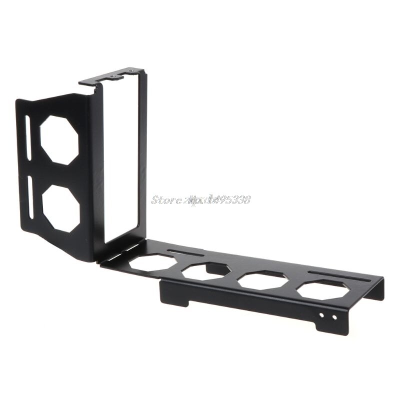 DIY Metal Graphics Card Bracket Riser Fixed Vertical ATX Case PCI-E 16x x16 Internal Brackets Holder Stent Stand