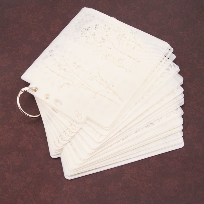 Tree Stencils Template Painting Scrapbooking Embossing Stamping Album Crafts DIY K43D