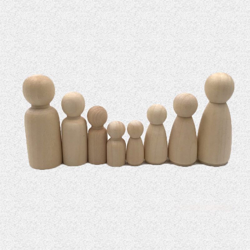 DIY Natural Wooden Beads Baby Molar Set Infants Necklace Bracelet Accessories G99C