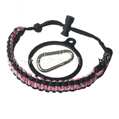 1 ud. Correa de mango de Paracord cuerda de seguridad cuerdas portátiles para botellas de hidromatraz/boca ancha