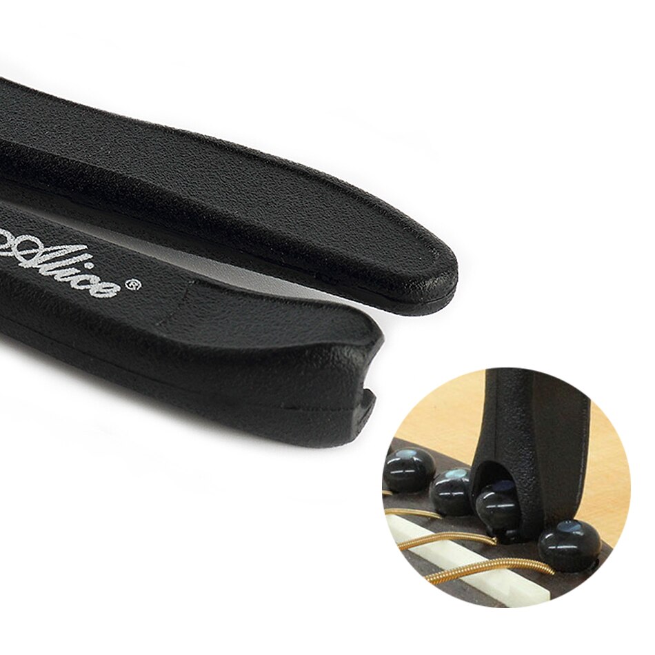 Alice Multi Guitar Tools With Function of Strings Cutter Bridge Pins Puller Hoister With 6 Skull Pins