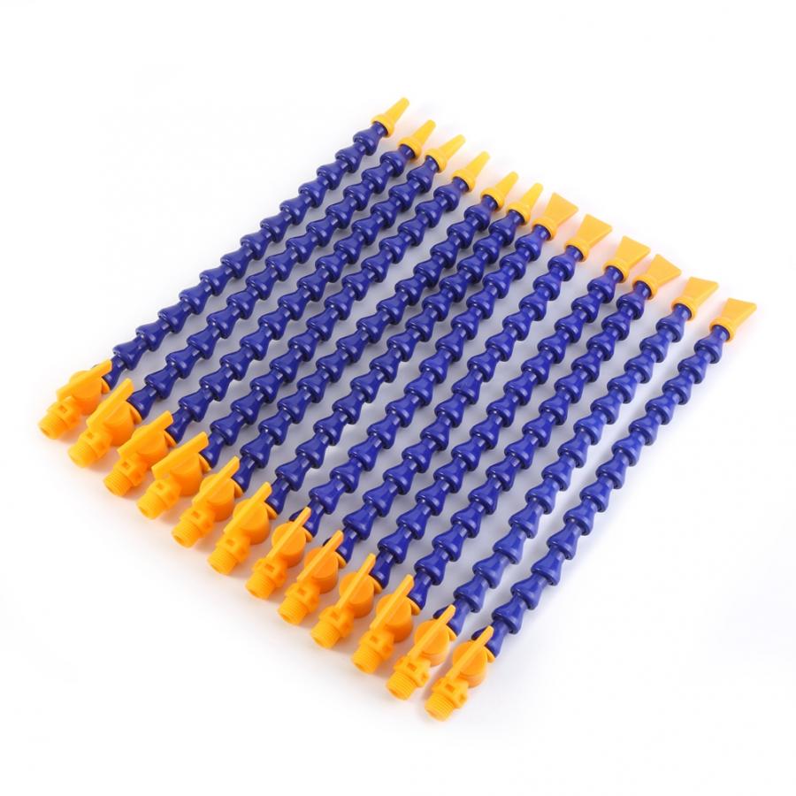 12pc Lathe CNC Machine Adjustable Flexible Water Oil Coolant Pipe Hose Multi-use