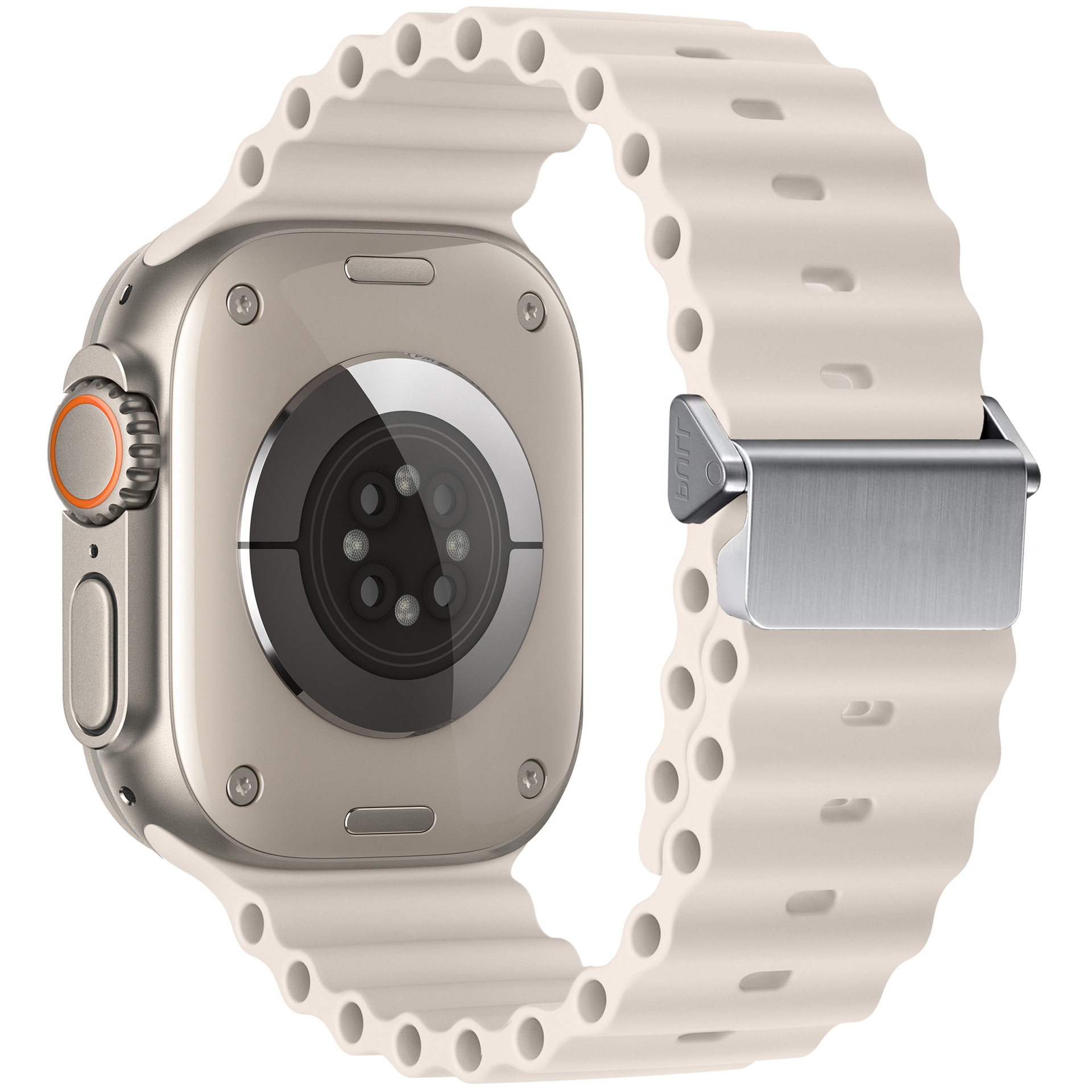 Cinturino per Mela guarda ultra gruppo musicale 49mm 44 45 41 42 46 40mm 38mm 44 45 mm 1:1 Cintura oceano originale serie iWatch 10 9 8 7 cinturini se: M / Oliva flak