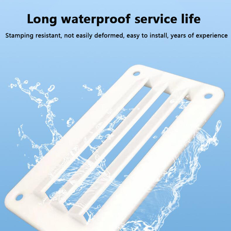 For Boat Yacht Accessories Exhaust Fan RV Air Vent Louver Bathroom Office Ventilation Outlet Grille Louver