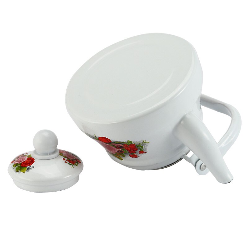 1.3L 2.0L 2.5L Creatieve Bloem Emaille Water Pot Koffie Thee Pot Chinese Traditionele Creatieve Wsater Ketel voor Thuis Keuken