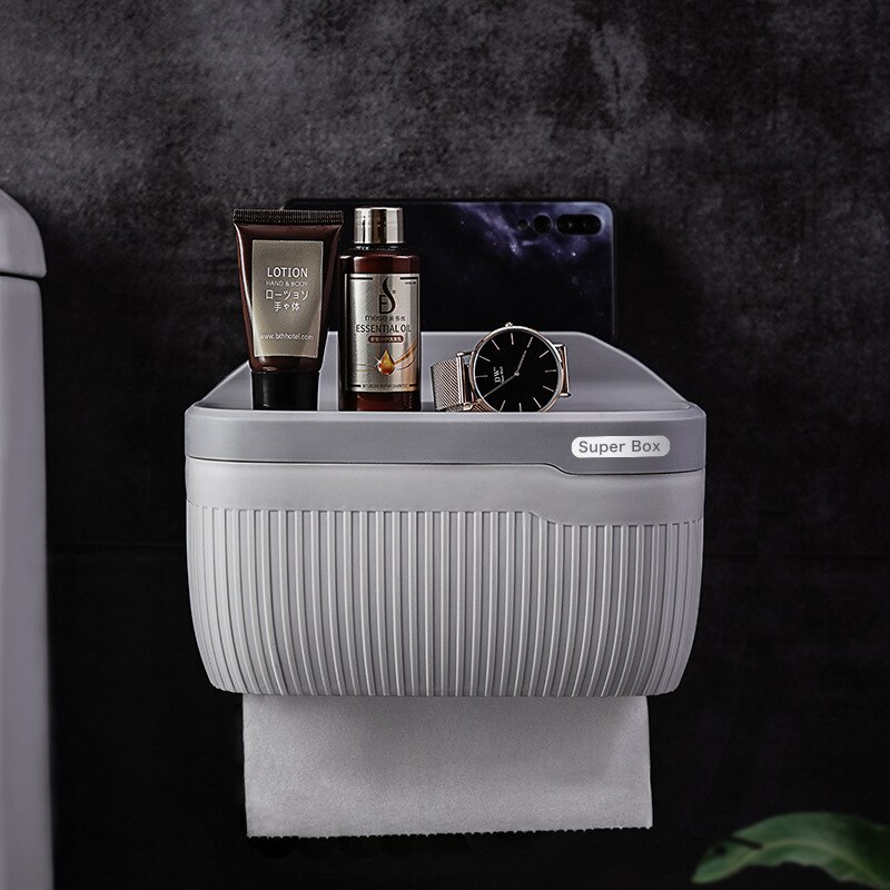 Toiletpapirkasse toiletkammer gryde toiletpapir opbevaring hylde badeværelsespapir toiletpapir udtræk store