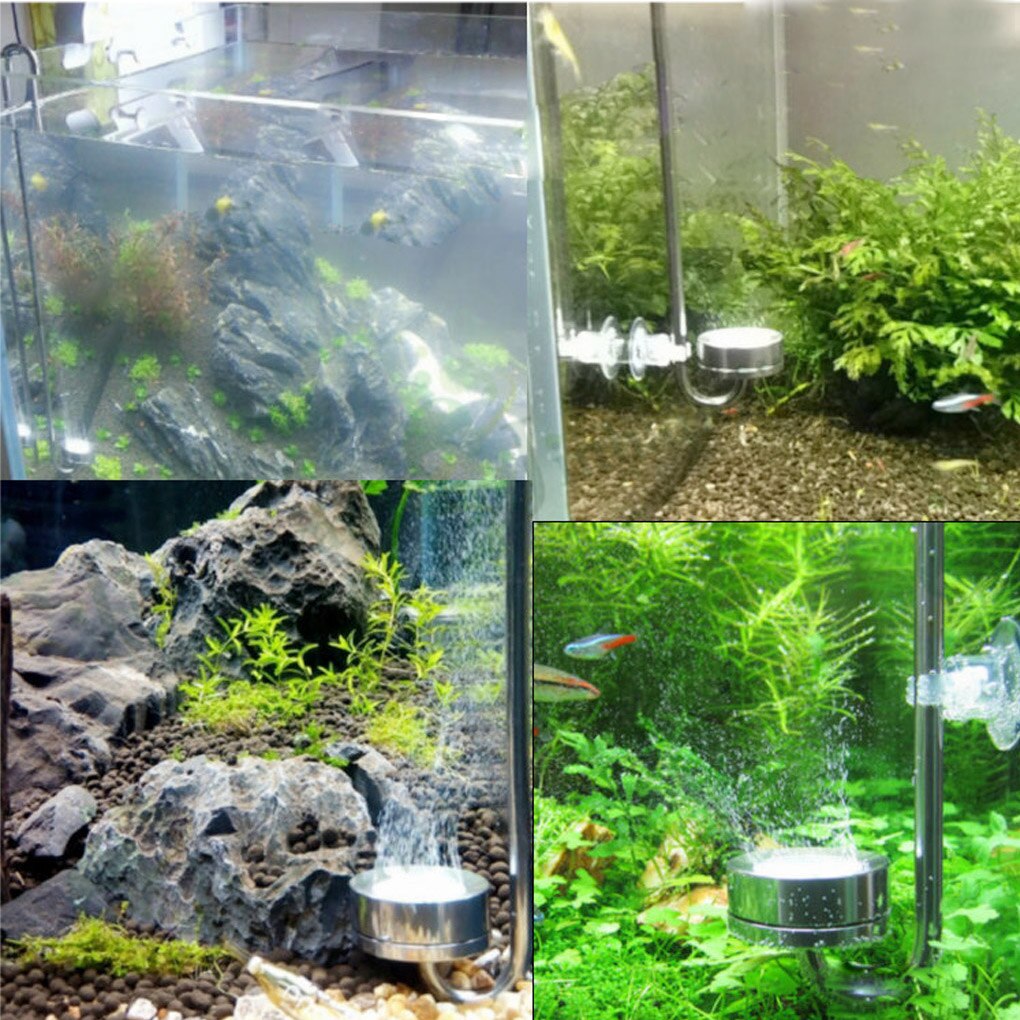 Aquarium Diffuser Atomizer Ceramic Disc Replacement Aquatic Plants Refinement Membrane Slices