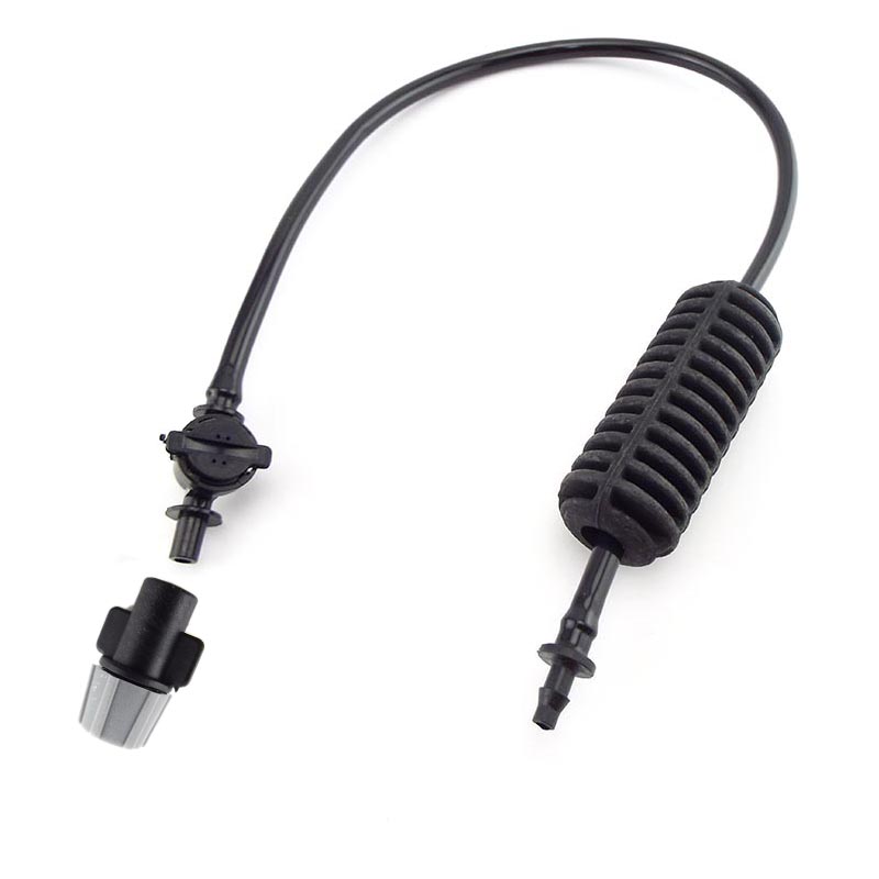 Hagehengende vannsprøytedyse sprinklersett forstøvende sprinklersett grønnsaksvanning vanning for drivhushage: Gul