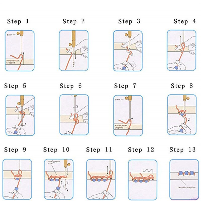 Magic Embroidery Stitching Punch Needle 2 Colors Home DIY Cross Stitch Tool Interchangeable Needle Pen Sewing Accessories