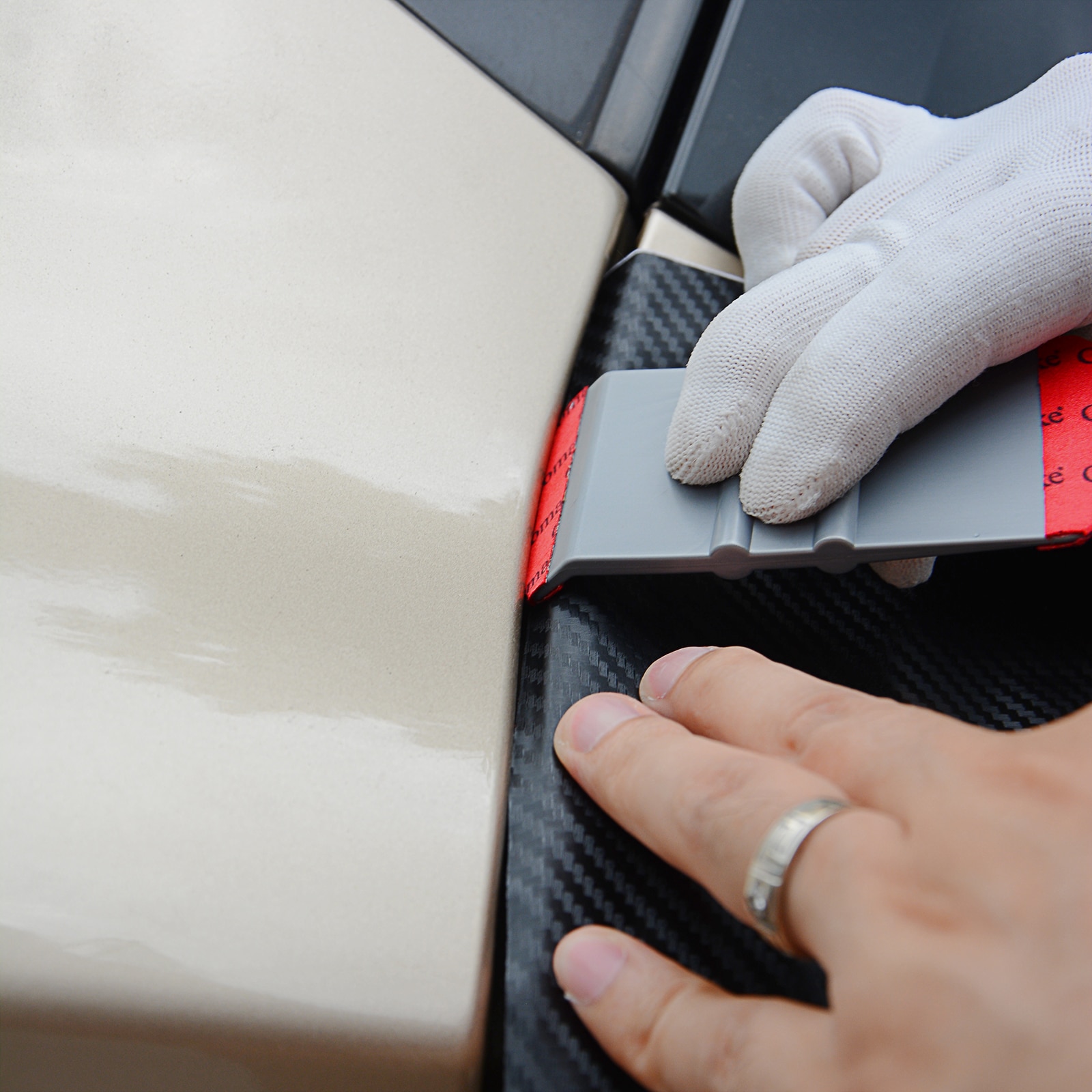 EHDIS Carbon Fiber Vinyl Wrap Car Tools Kit Auto Accessories Window Squeegee Scraper Foil Film Sticker Install Tinting Tools Set