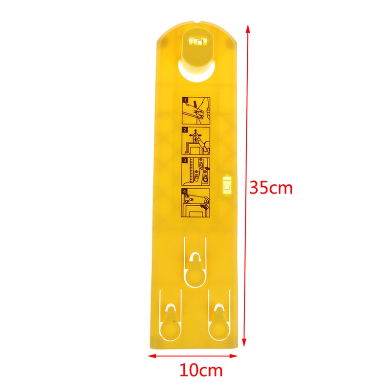 DIY Photo Frame Level Ruler Picture Frame Hanger Hooks Easy Wall Hanging Tools