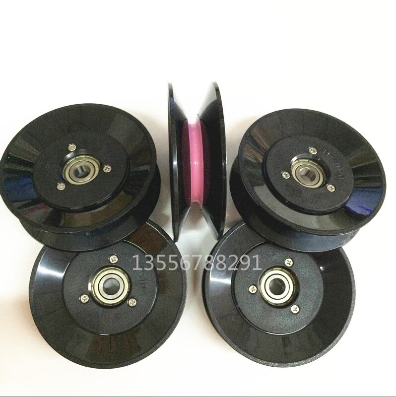 1009 Guide Wheel Ceramic Wheel Wire Roller Textile Godet Roller Winding Machine Wire Drawing Machine Wheel Outer Diameter 80mm