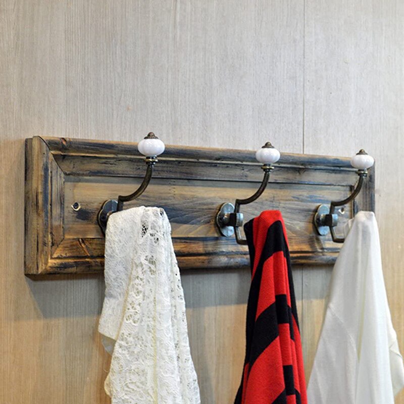 5Pcs/lot European Style Retro Hook Vintage Wall Hanging Coat Clothes Hat Bag Towel Hanger Drill Hook Orgnaizer Home Decor