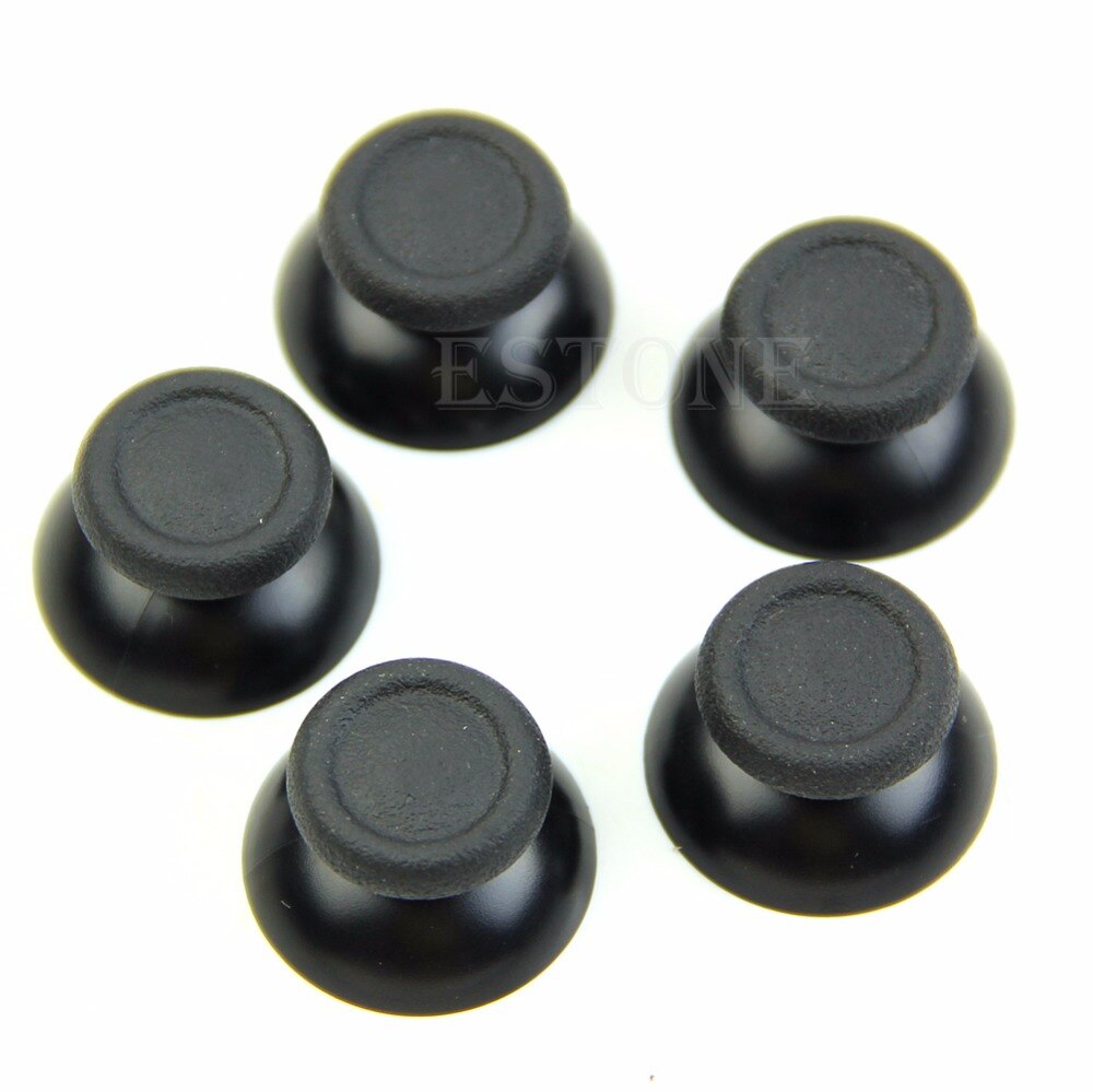 10Pcs Replacement Controller Analog Thumbsticks Thumb Stick for Sony PS4 Black