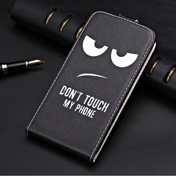 Caso de couro Da Aleta Do Vintage Para O Samsung Galaxy J1 (2016) Tampa saco do telefone Bonito Liso Fundas J120: eyes