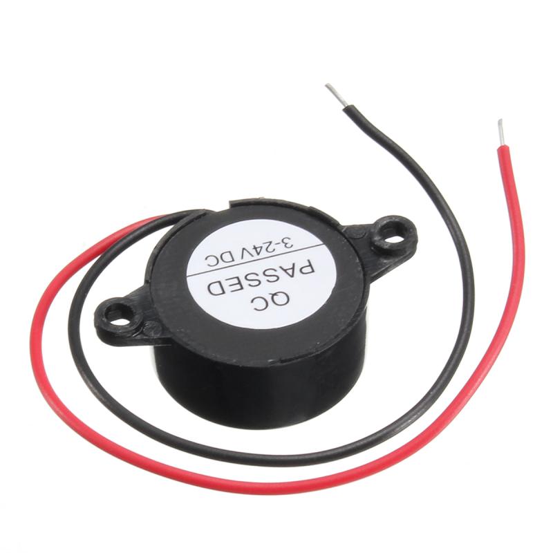 1Pcs Auto 95DB Alarm Alarma Moto Elektronische Zoemer Alarm Intermitterende Continue Pieptoon Auto Accessoires Dc 33-24V Apparatuur