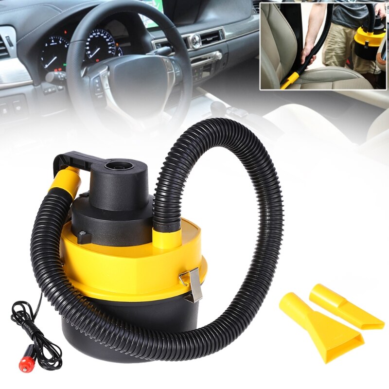 12V Portable Handheld Car Vacuum Cleaner Auto Wet Dry Dual Use Vacuum Cleaner
