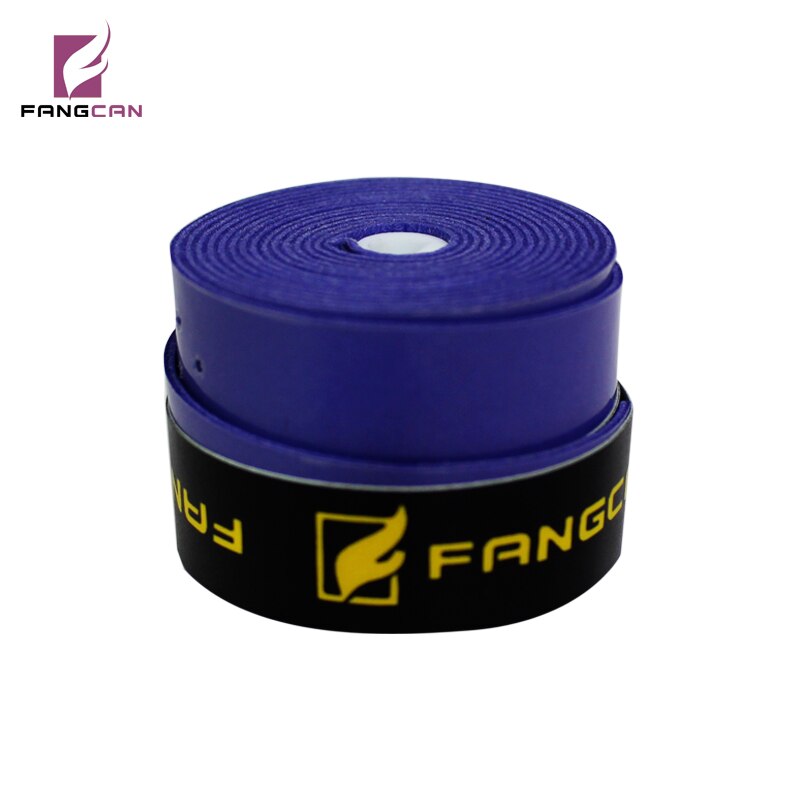 FANGCAN-empuñadura de PU para raqueta de tenis, antideslizante, absorbe el sudor, envoltura de agarre de mano con orificios de ventilación, 3 uds.: Purple