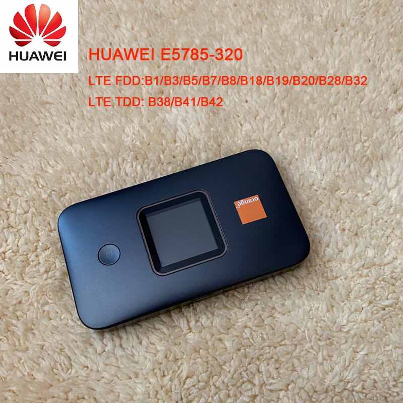 Odblokowany huawei  e5785 e5785-320 e5785-320a 300 mb/s 4g lte cat 6 mobilny router wi-fi mobilny punkt dostępu wi-fi z baterią 3000 mah