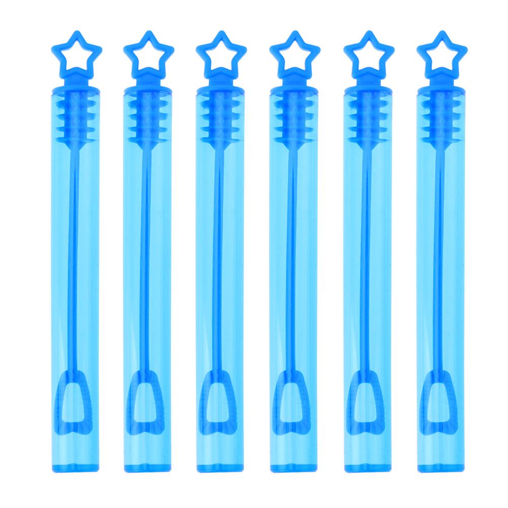 6 Pcs Wedding Bellen Zeep Bubble Flessen Liefde Hart Burbujas Bubble Pomperos De Jabon Para Bodas Bulle Mariage: Blue