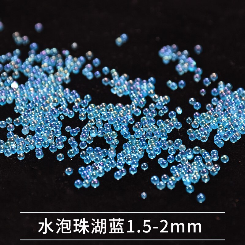 Gør-det-selv boble perler boble perler fyld krystal perler kviksand og smykker fyldmaterialer: 1.5-2.0mm e