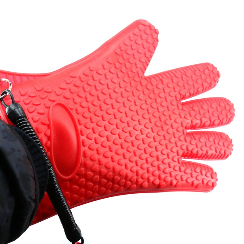 1 Pc Fishing Gloves Anti-skid Gloves Catch Fish Thickening Rubber Outdoor Fishing Gear Tackle Gloves Fishing Tools
