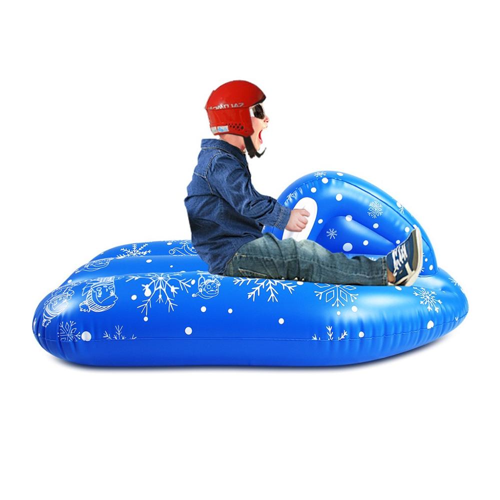 Inflatable Snow Tube Large PVC Snow Boat for Winter Skating Snow Sled Boat Kids Winter Toy Snowboarding Floated Skiing Board &xs