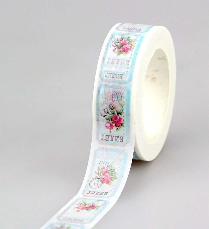 1Pc Flowers set 10m scrapbooking Japanese washi tape adhesive tape,Masking Tape decoration,DIY Sticky Paper Tape Photo Album
