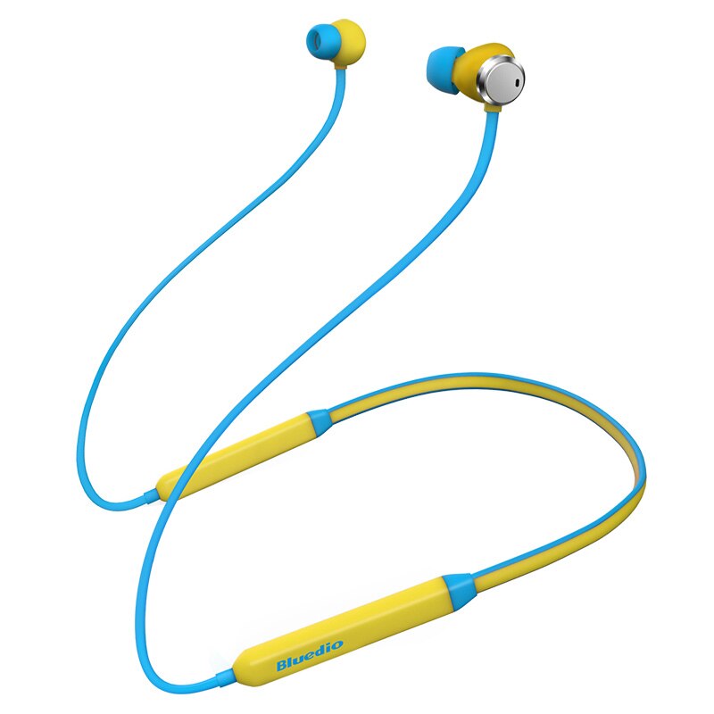 Bluedio Bluetooth Kopfhörer kabellos Headset Sport Sweatproof in-Kopfhörer für iPhone MP3 Ohrhörer: Gelb Nein Kasten