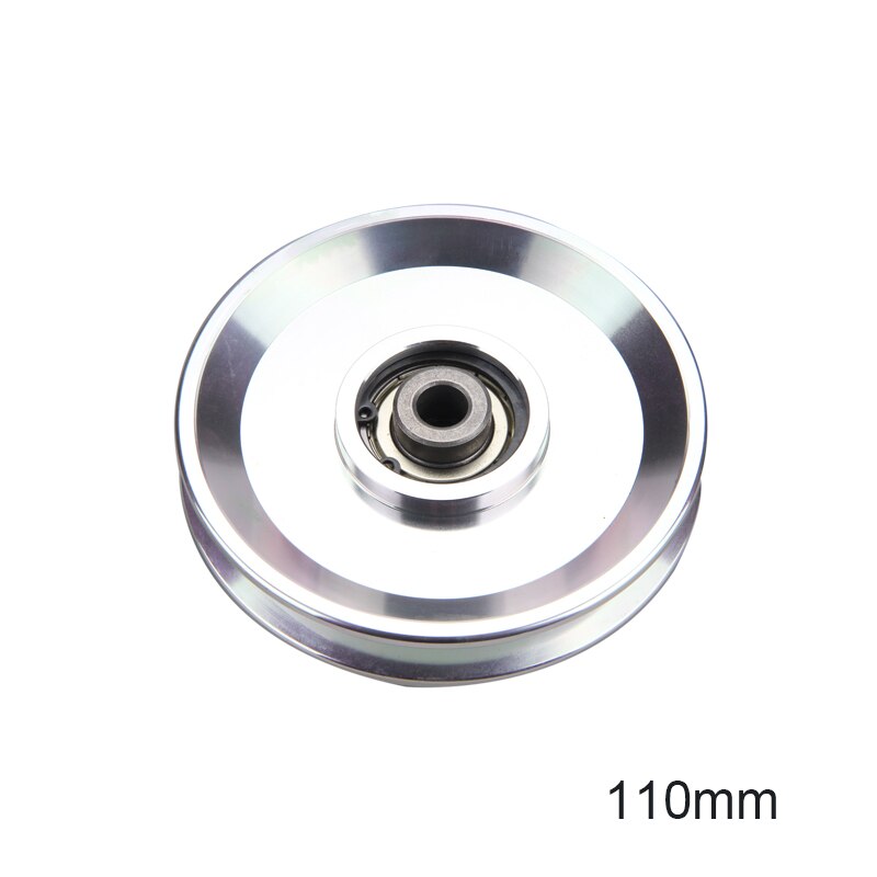 1 Piece Universal Aluminum 73mm/88mm/95mm/110mm/114mm Diameter Pulley Wheel Lift Heavy Load Fitness Gym Equipment: 110 MM