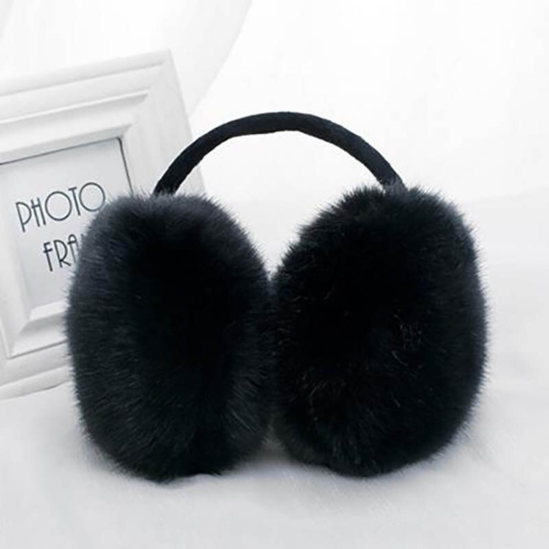 Calymel Winter Warm Fur Earmuffs Adult Children Women Men Lovers Ear Muffs Warmer Earflap Headband Unisex Earmuffs