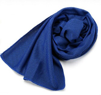 Microfiber Sport Handdoek Snelle Koeling Ice Gezicht Handdoek Sneldrogende Strand Handdoeken Zomer Blijvende Instant Chill Handdoeken Voor Fitness yoga: Blauw