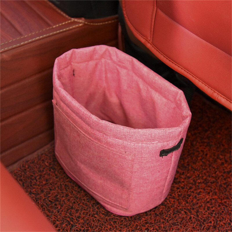 Auto prullenbak auto vuilnisbak auto vuilnisbak papieren zak auto afvalzak voor afval: Rood