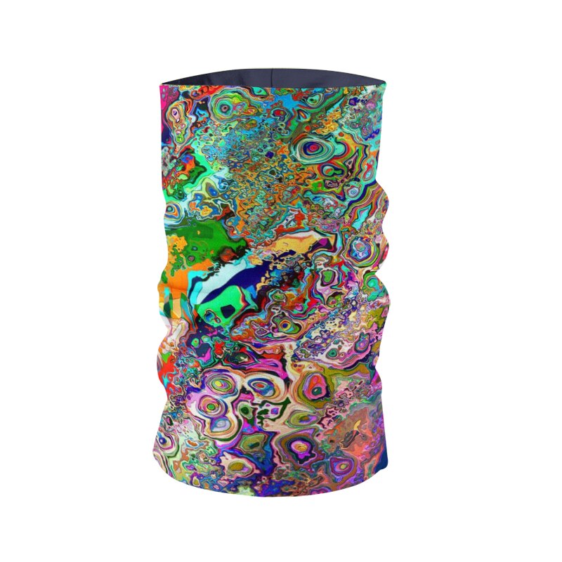 Funny Oil Painting Rendering Art Patterns Unisex Headscarf Hip Hop Sports Cycing Dust-proof Mask Headdress Microfiber Bandana