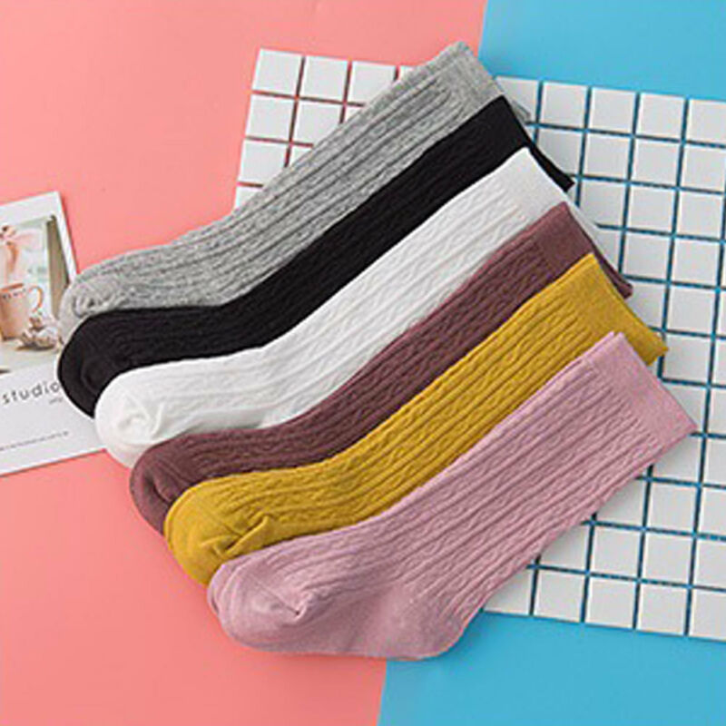 0-3Y Kleinkind Baby Art Strumpf Kleinkinder Mädchen Jungen Knie hoch fest betroffen Socken Bein Wärmer Strümpfe