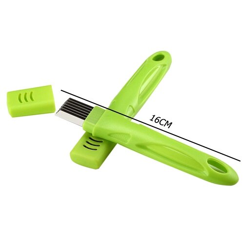 Harp Stainless Steel Blade Vegetable Cutter High-grade Easy to Clean Long Service Life Delicate Cucumber Carrot Potato Grater: Light Green
